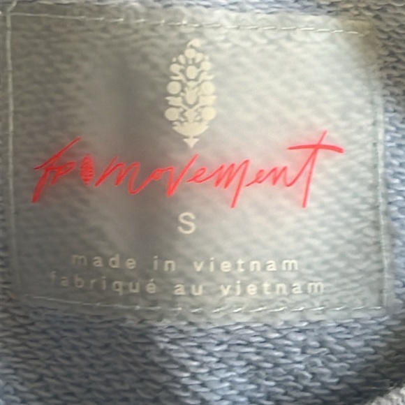 Free People Ombré Metti Crew in Phlox Combo, Oversized Small - Picture 5 of 5